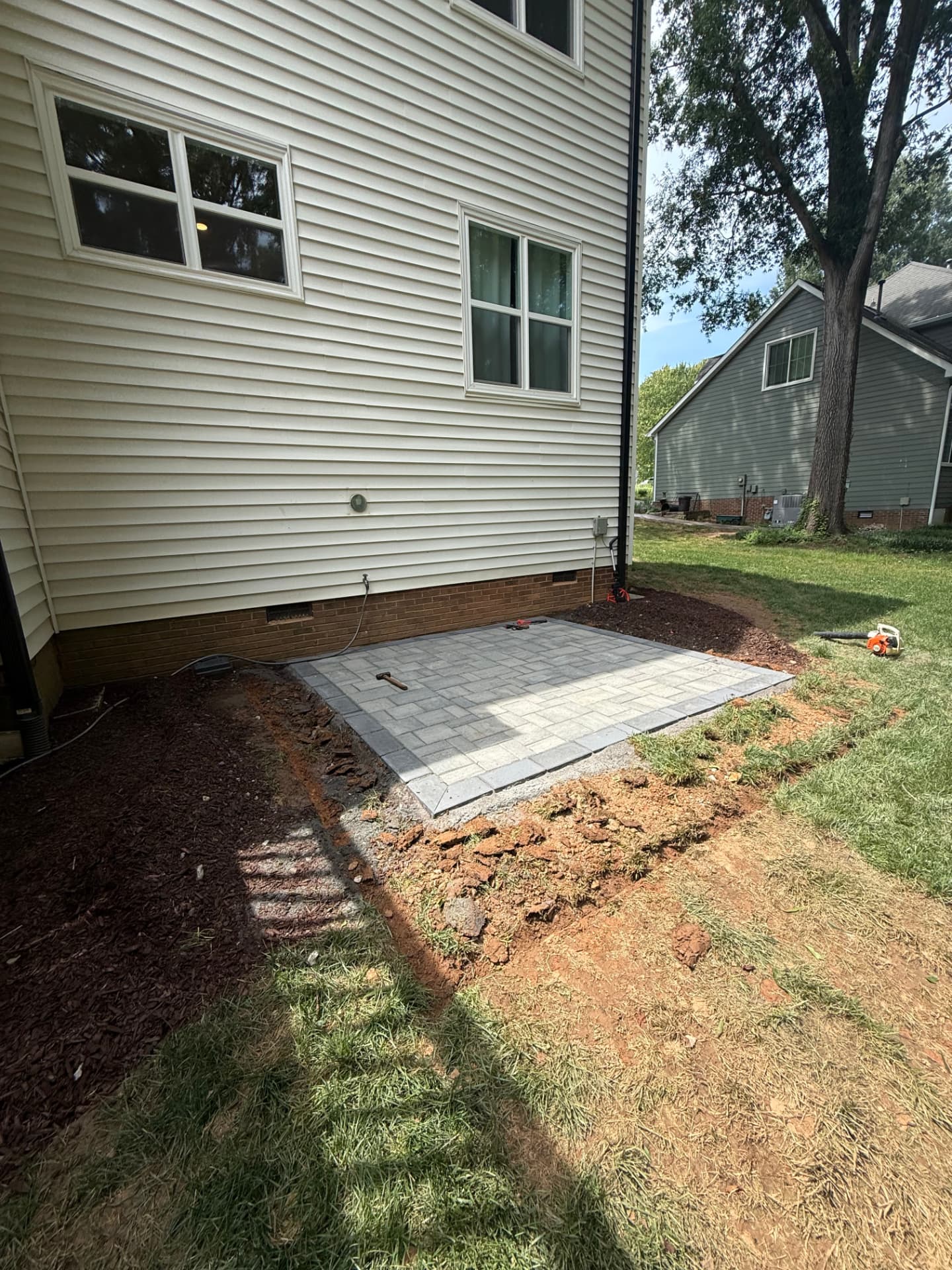Paver Patio Installation